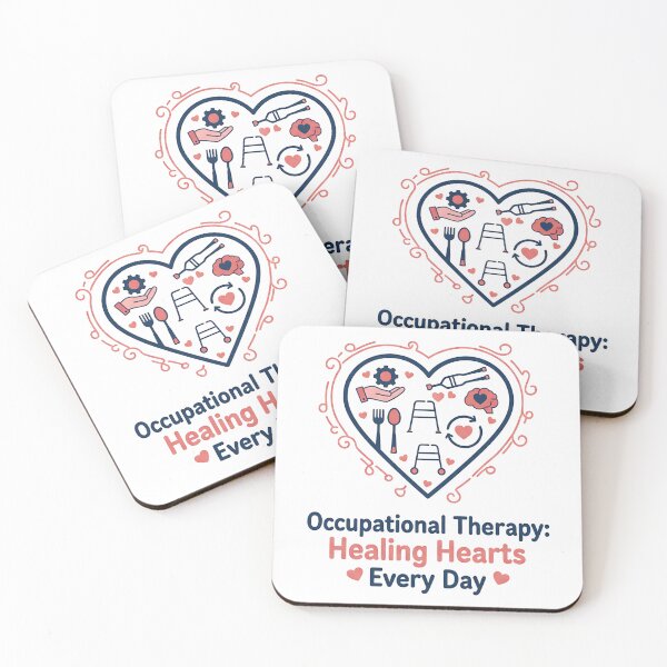 Item preview, Occupational Therapy Healing Hearts Every Day Valentine T-Shirt designed and sold by Muzgle.