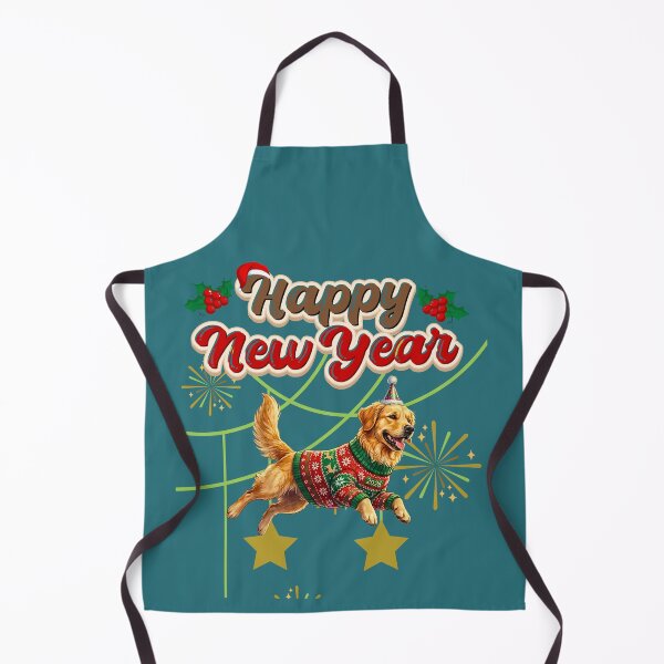 Item preview, Cute Corgi Dog Happy New Year Party | Ugly Christmas Sweater Reindeer designed and sold by E-SarnEdge.