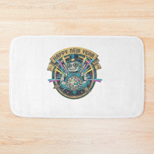 Item preview, Retro Robot Disco New Year Celebration designed and sold by DisignByPrince.