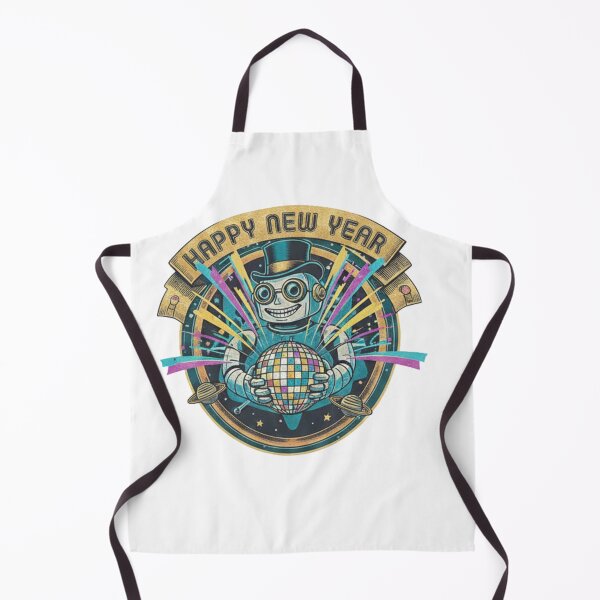 Item preview, Retro Robot Disco New Year Celebration designed and sold by DisignByPrince.