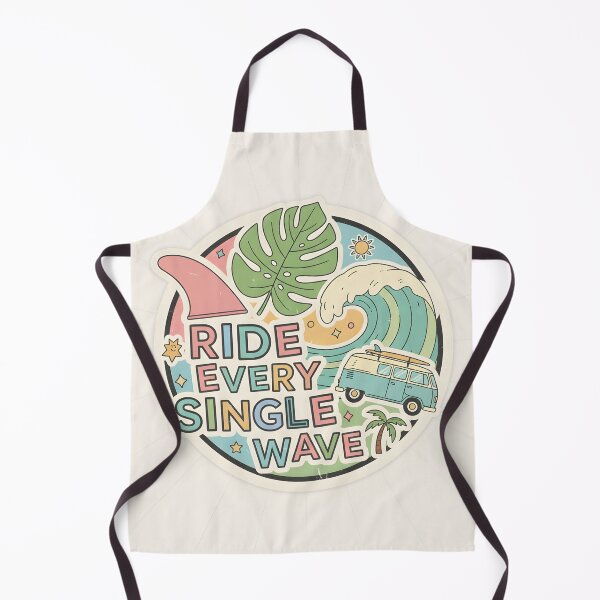 Item preview, Retro Summer Surf Badge with Van and Wave designed and sold by homydesign.