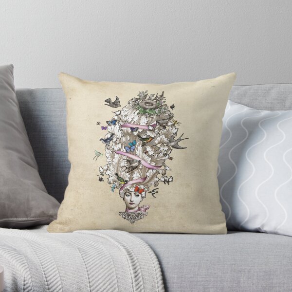 Her Wild Life Throw Pillow