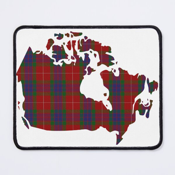 Item preview, Fraser Clan Tartan on Map of Canada designed and sold by clantartans.