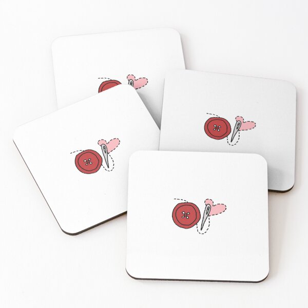Item preview, love to sew- red button designed and sold by doodlemold.