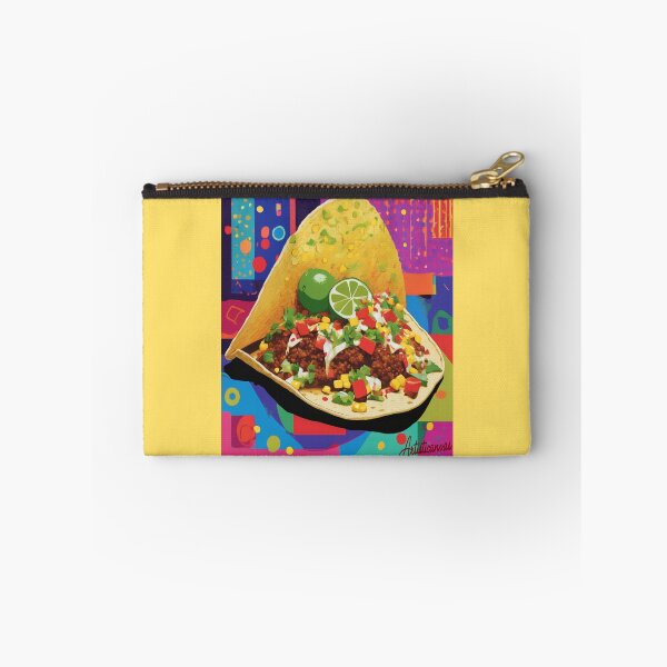 Item preview, "Vibrant Pop Art Taco: A Flavorful Fiesta" designed and sold by Artisticanvas.