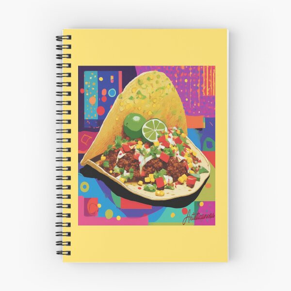 Item preview, "Vibrant Pop Art Taco: A Flavorful Fiesta" designed and sold by Artisticanvas.
