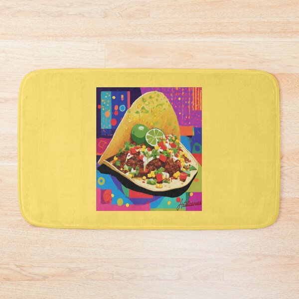 Item preview, "Vibrant Pop Art Taco: A Flavorful Fiesta" designed and sold by Artisticanvas.