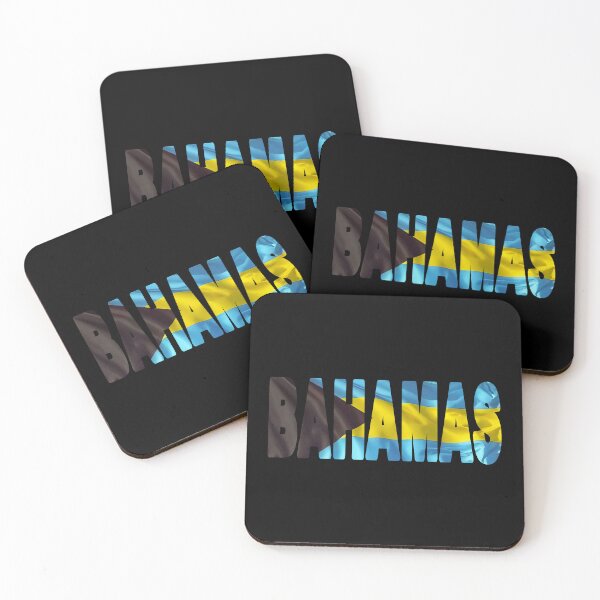Item preview, BAHAMAS - Flag Flying in Wind cut to Letters Souvenir Sticker Shirt designed and sold by Adam Gormley.