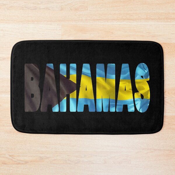 Item preview, BAHAMAS - Flag Flying in Wind cut to Letters Souvenir Sticker Shirt designed and sold by Adam Gormley.