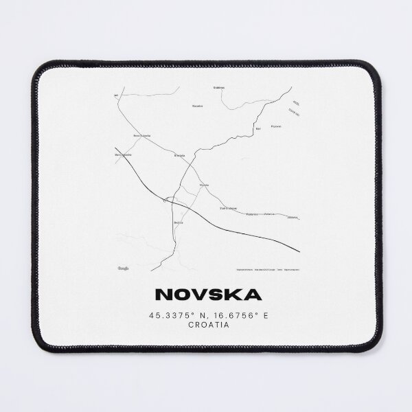 Item preview, Novska Croatia Map Art | Coordinates Poster Minimalist Design designed and sold by RM-Journey.