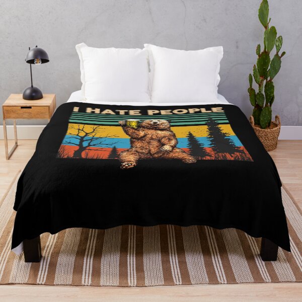 Item preview, I Hate People Camping Funny Beer Tshirt designed and sold by LucasGimenez1.