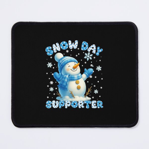 Item preview, Snow Day Supporter Cute Snowman Snowflake Christmas Xmas designed and sold by WayTBeenkenArt.