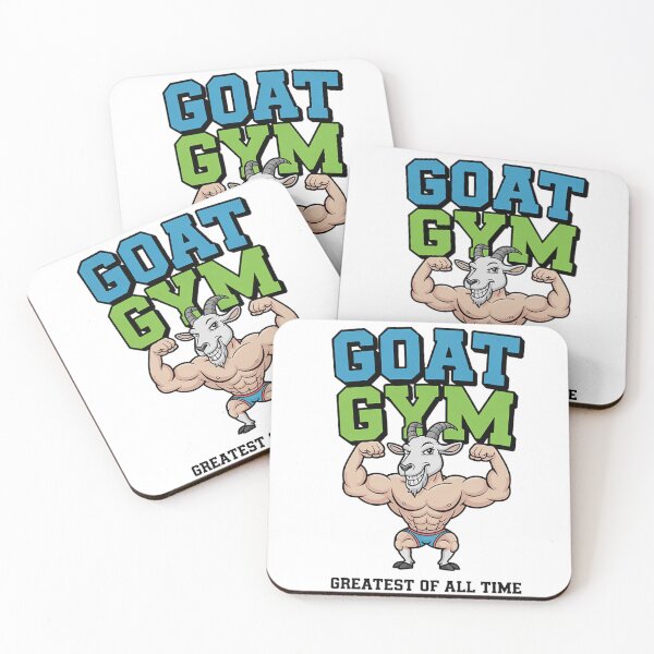 Item preview, A funny goat shows off his body fitness designed and sold by sowaibur.