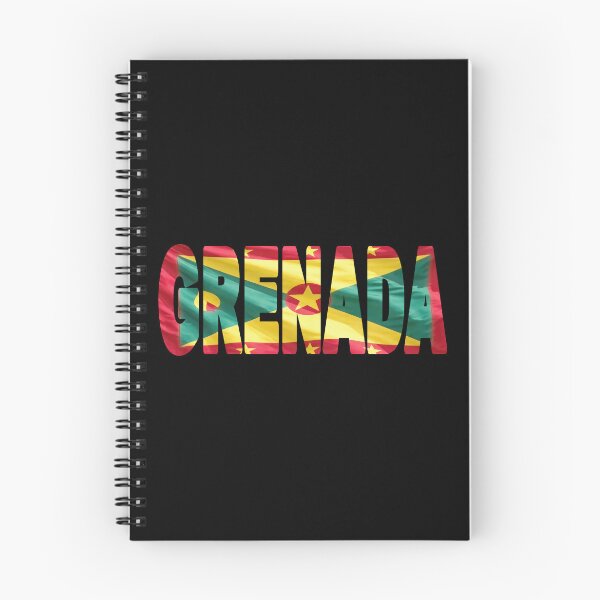 Item preview, GRENADA - Flag Flying in Wind cut to Letters Souvenir Sticker Shirt designed and sold by Adam Gormley.