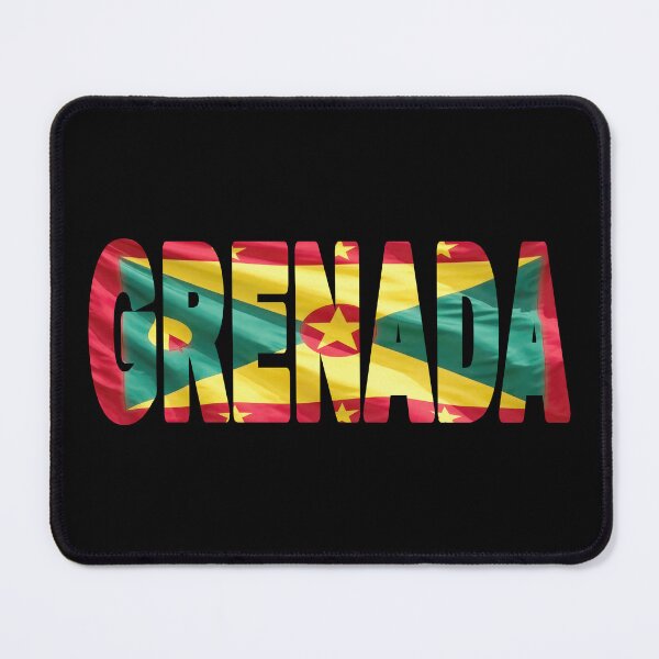 Item preview, GRENADA - Flag Flying in Wind cut to Letters Souvenir Sticker Shirt designed and sold by Adam Gormley.