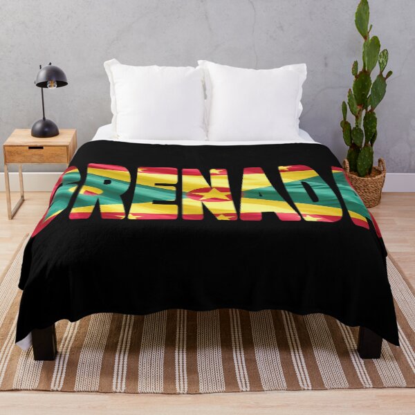 Item preview, GRENADA - Flag Flying in Wind cut to Letters Souvenir Sticker Shirt designed and sold by Adam Gormley.