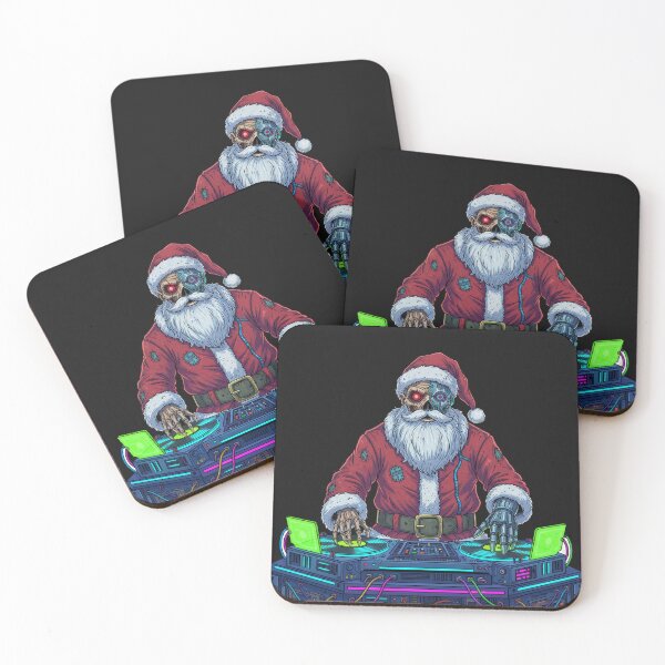 Item preview, Cyber-Zombie Santa DJ Rave designed and sold by Thaivi Design.