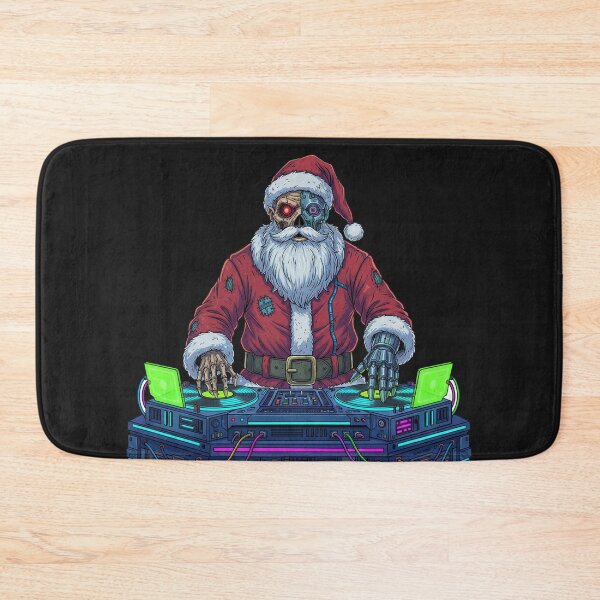 Item preview, Cyber-Zombie Santa DJ Rave designed and sold by Thaivi Design.