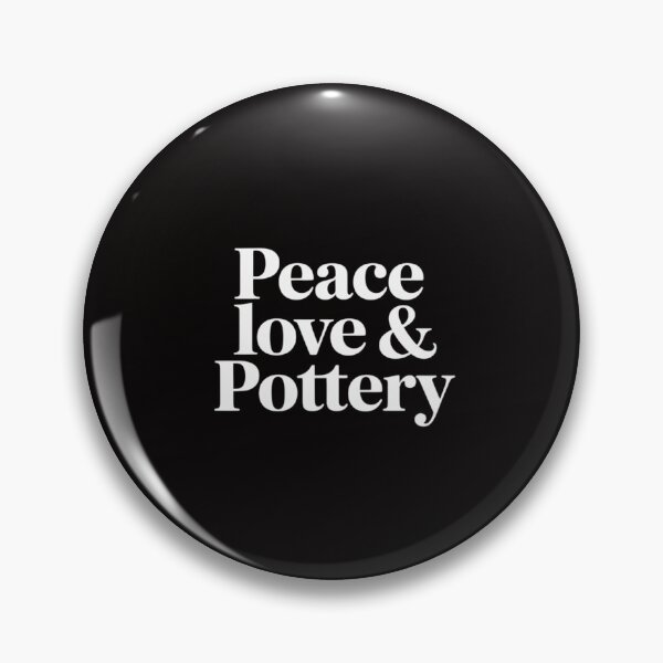 Item preview, Peace Love & Pottery Ceramics Pot designed and sold by banbopbii.