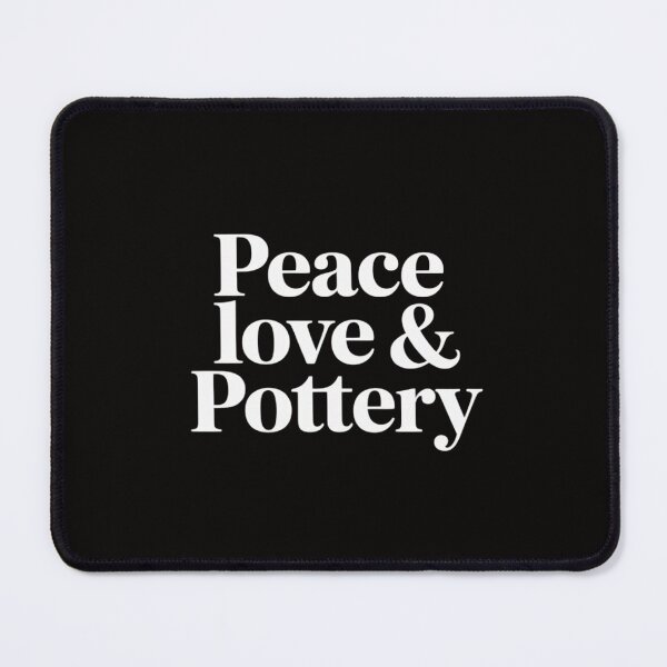 Item preview, Peace Love & Pottery Ceramics Pot designed and sold by banbopbii.