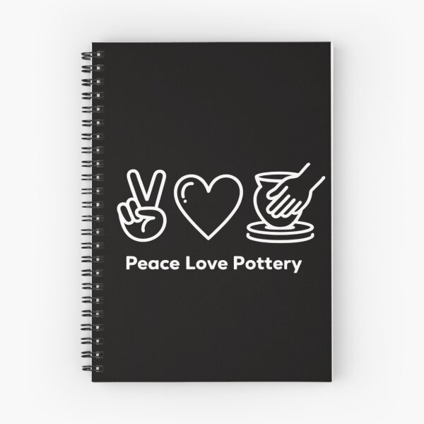 Item preview, Peace, Love Pottery Pottery Lover Ceramics Artist designed and sold by banbopbii.