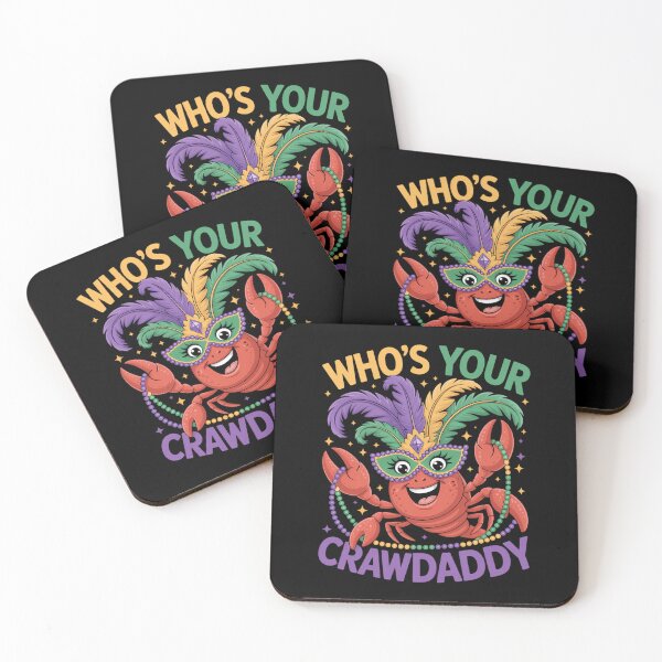 Item preview, Who's Your Crawdaddy Mardi Gras Crawfish designed and sold by JonathalIngham.