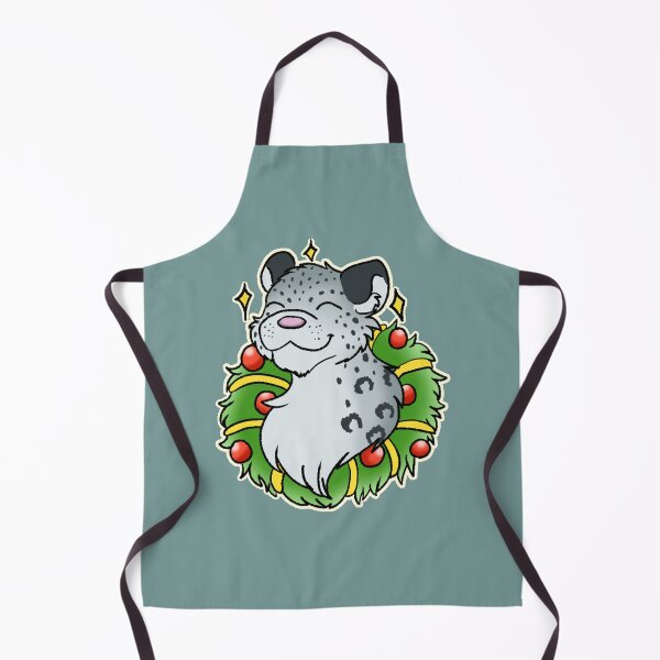 Item preview, Festive Snow Leopard designed and sold by Colbypuppy's Designs.