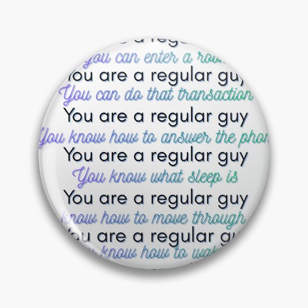 Item preview, Jacob Wysocki "You are a regular guy." Dark version designed and sold by TofuingHo.