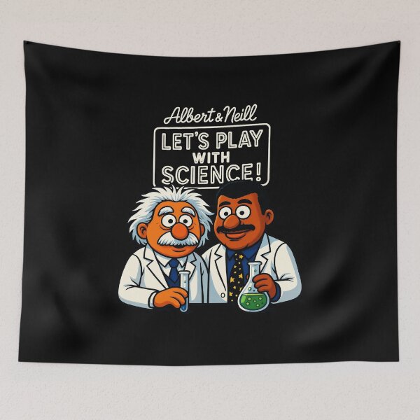 Item preview, Albert And Neil Lets Play With Science  designed and sold by adlailottiel.