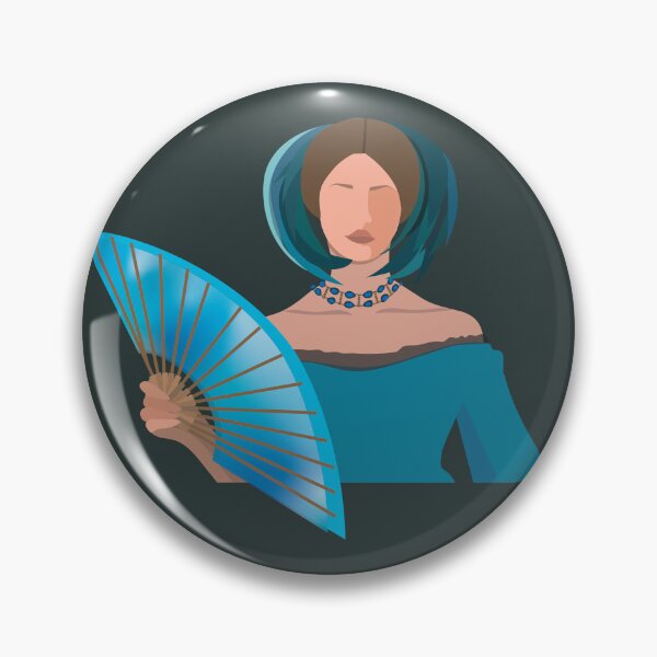 Item preview, Elizabeth with fan designed and sold by rosie.laguna.