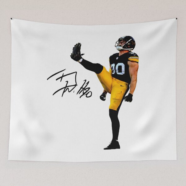 Item preview, Edge Rusher T.J. Watt Football, Number 90 Bootleg Fan designed and sold by issacsage.