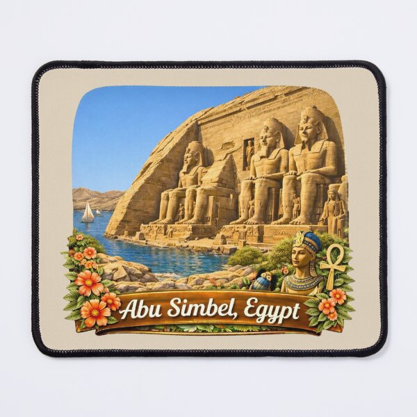 Item preview, Abu Simbel, Egypt Ancient Temples designed and sold by Myra365Art.