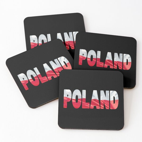 Item preview, POLAND - Flag Flying in Wind cut to Letters Souvenir Sticker Shirt designed and sold by Adam Gormley.