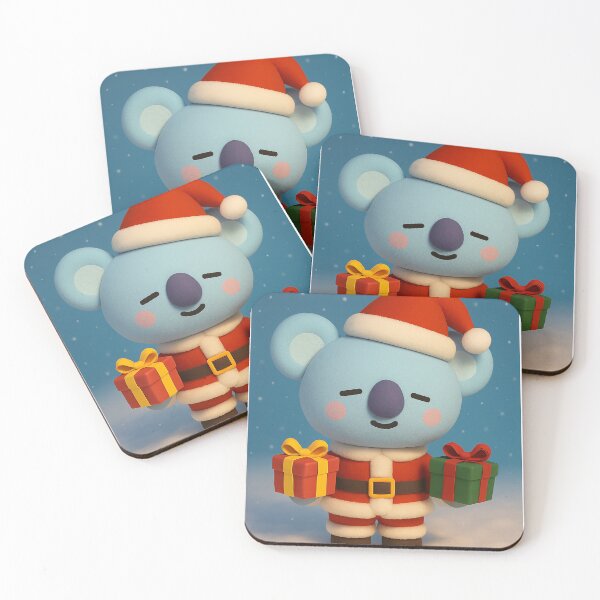 Item preview, BT21 Christmas Bts Koya— Cute BT21 Parody Sticker designed and sold by Crazy-universe.
