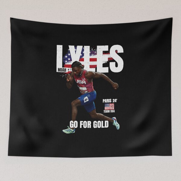 Item preview, 2024 Paris Noah Lyles Usa Tf Cartoon  designed and sold by imandeebeale.