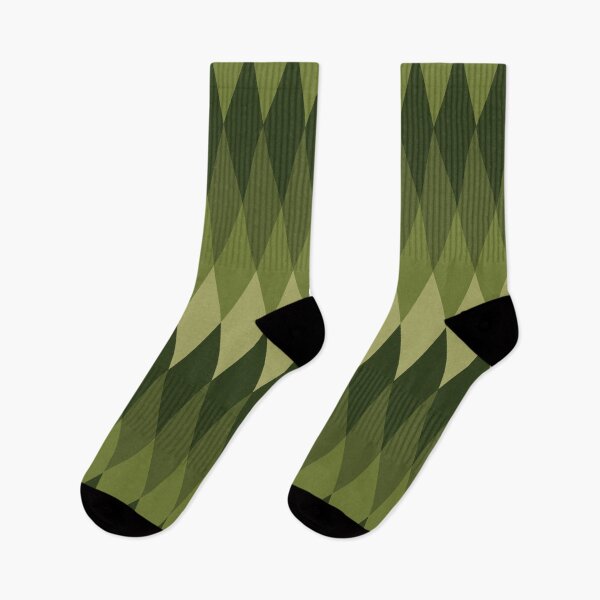 Item preview, Geometric Shape Patterns 25 in greenery theme designed and sold by nineFlorals.