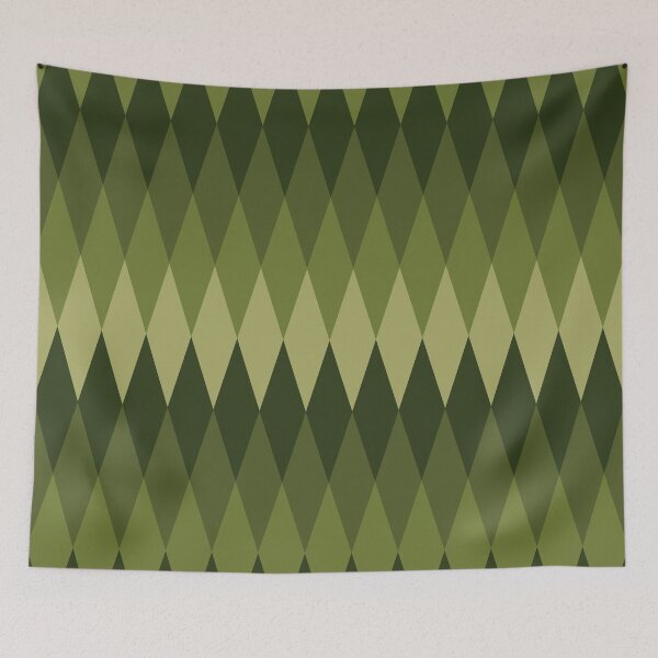 Item preview, Geometric Shape Patterns 25 in greenery theme designed and sold by nineFlorals.