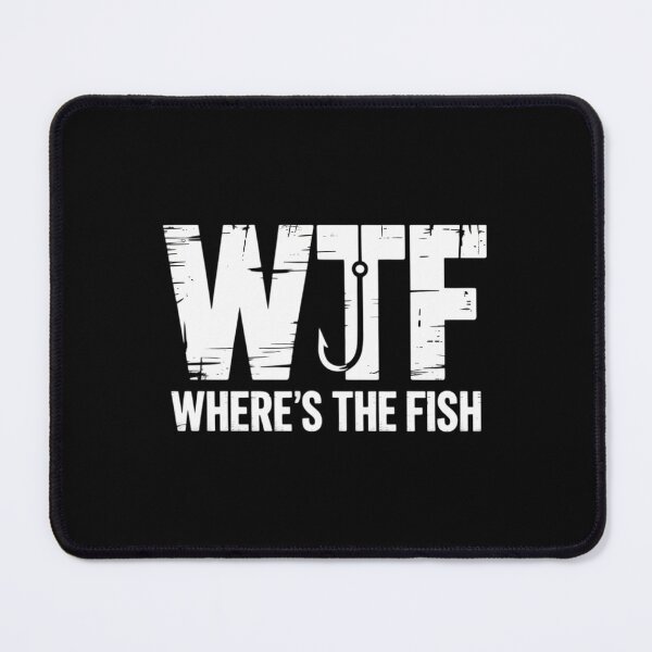 Item preview, WTF Where's The Fish Men's Funny Fishing Fathers Day designed and sold by JonathalIngham.