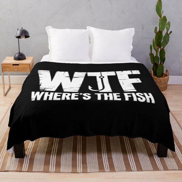 Item preview, WTF Where's The Fish Men's Funny Fishing Fathers Day designed and sold by JonathalIngham.