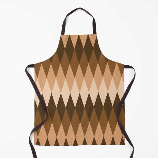 Item preview, Geometric Shape Patterns 26 in rustic brown designed and sold by nineFlorals.