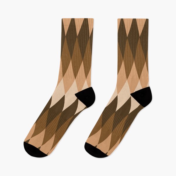 Item preview, Geometric Shape Patterns 26 in rustic brown designed and sold by nineFlorals.