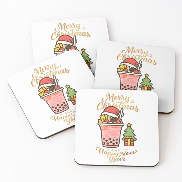 Item preview, boba juice illustration merry christmas  designed and sold by sabartgunpla.