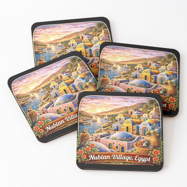 Item preview, Nubian Village, Egypt designed and sold by Myra365Art.