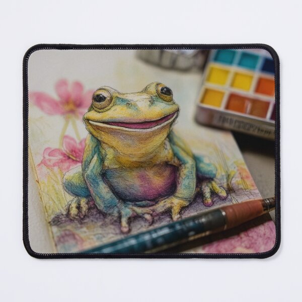 Item preview, Frog Pen and Ink Comes off the Page designed and sold by Tridentulus.