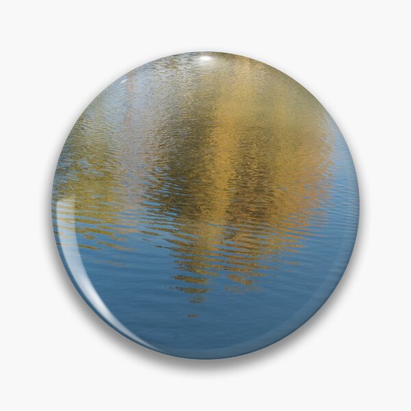 Item preview, Golden Autumn Trees Reflecting on Calmly Flowing Water designed and sold by Georgia Mizuleva.