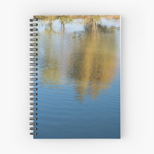 Item preview, Golden Autumn Trees Reflecting on Calmly Flowing Water designed and sold by Georgia Mizuleva.