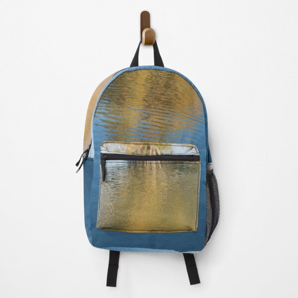 Item preview, Golden Autumn Trees Reflecting on Calmly Flowing Water designed and sold by Georgia Mizuleva.