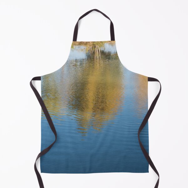 Item preview, Golden Autumn Trees Reflecting on Calmly Flowing Water designed and sold by Georgia Mizuleva.
