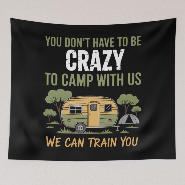 Item preview, Funny Camping Lover Crazy Camping Joke designed and sold by JonathalIngham.