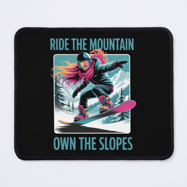 Item preview, Snowboarding Ride Mountain Own The Slopes Winter Sports designed and sold by JonathalIngham.